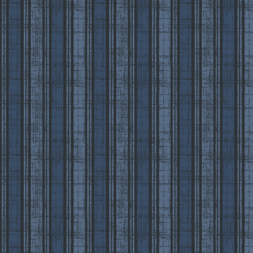 [W140-010-575] Stripes and Stars Tonal Navy Stripe