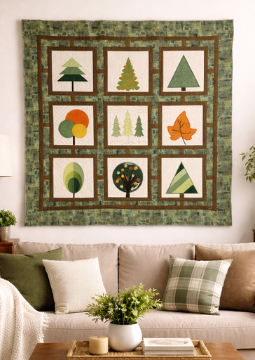 Embroidered Evergreen Club