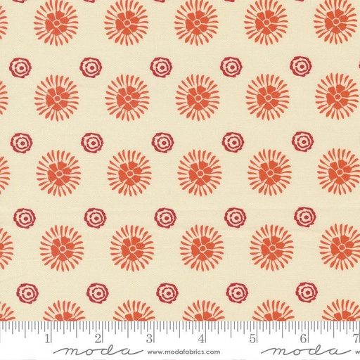 Cadence Dots Cream Rust 11917 11
