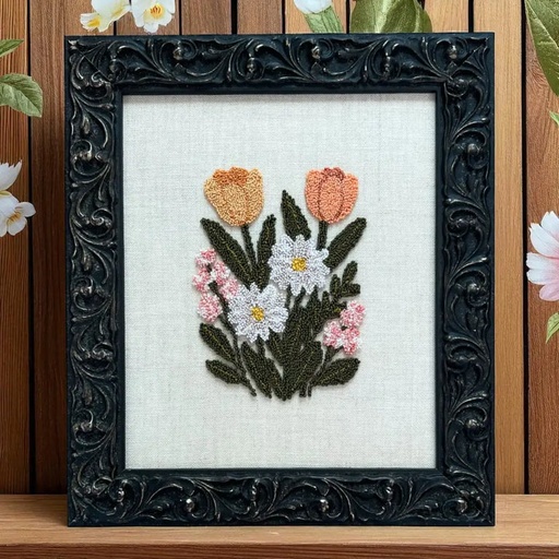 Blossoms in Bloom Punch Needle
