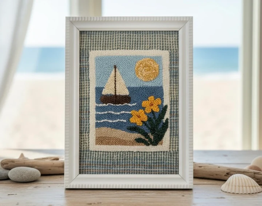 Sunny Sail Punch Needle