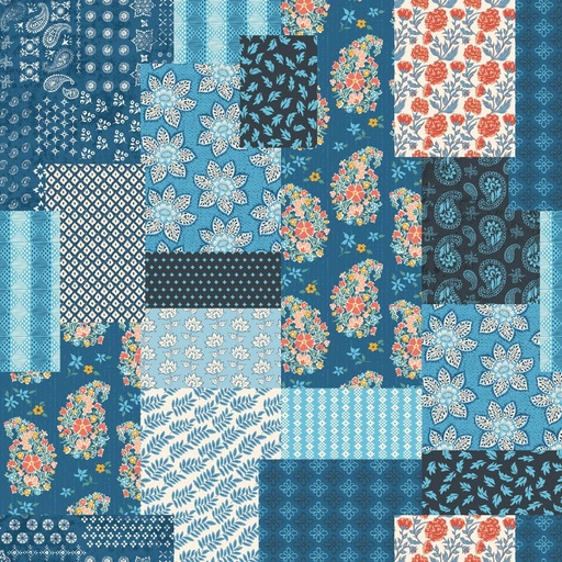 Cadence Patchwork Indigo 11919 12