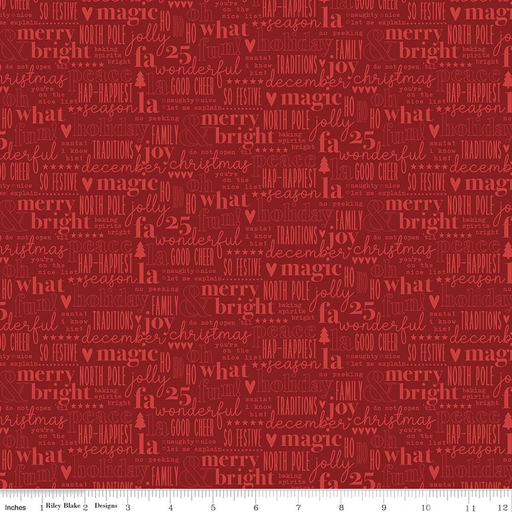 Evergreen Wishes C17813 Red