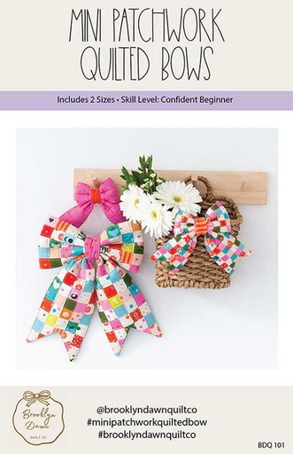 [BDQ 101] Mini Patchwork Quilted Bows