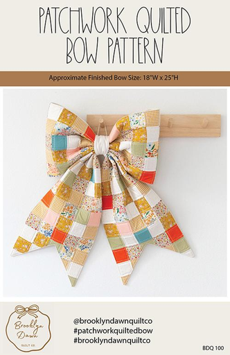 [BDQ 100] Patchwork Quilted Bows