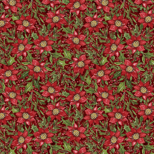 Snowy Greetings W105-034-336 Red