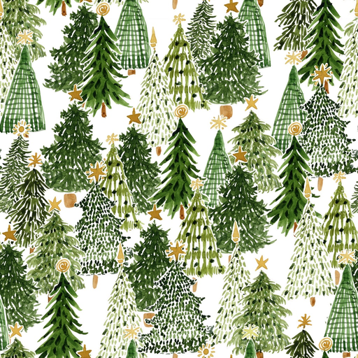 Snowy Greetings W105-032-062 White
