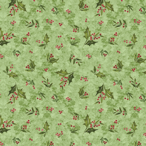 Snowy Greetings W105-036-636 Green
