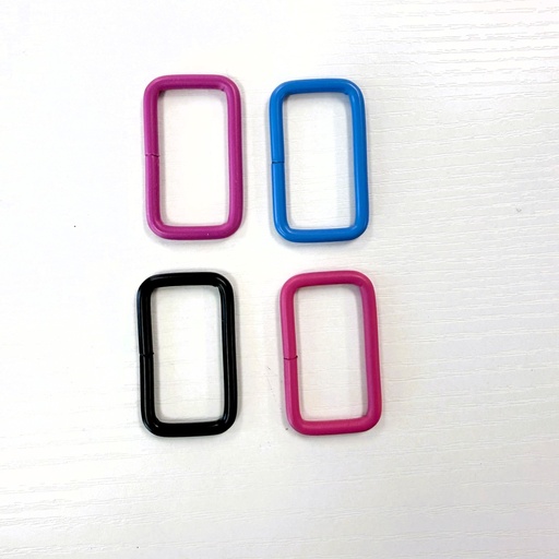 Metal Color Hardware 1.5" Rectangle Ring