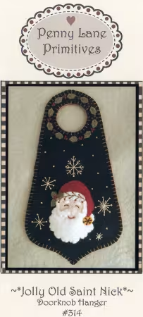 [PLP314] Jolly Old Saint Nick Door Hanger Pattern