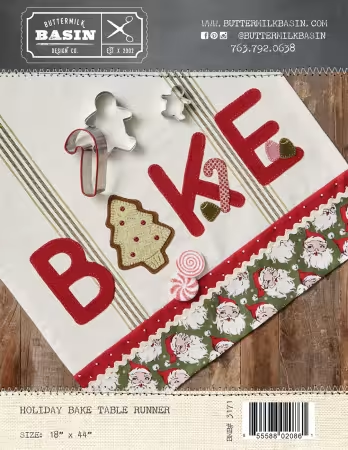 [BMB3171] Holiday Bake Table Runner Pattern