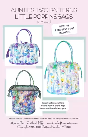 [AT628] Little Poppins Bag Pattern
