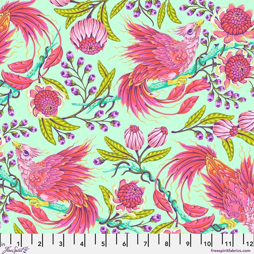 Tula Pink Lawn Hot Wings Stardust