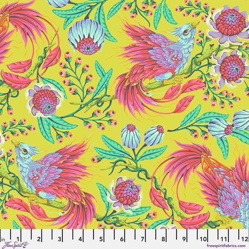 Tula Pink Lawn Hot Wings Apple