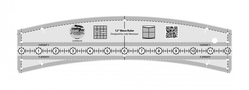 Creative Grids 12" Wave Ruler