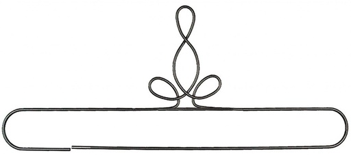 16" Heirloom Split Bottom Hanger