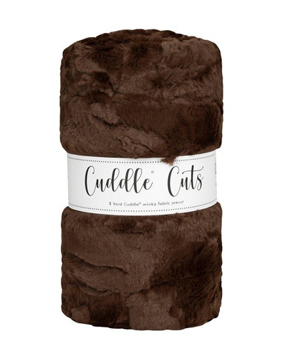 Hide Chocolate 2yd Luxe Cuddle Cut