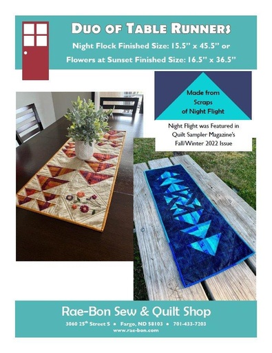 Duo of Table Runners Digital Download