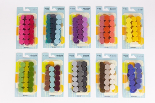 3/4" Wool Circles