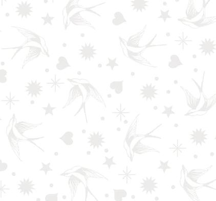Tula Pink Fairy Flakes White