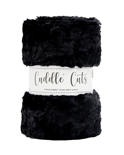 Marble Black 2yd Luxe Cuddle Cut