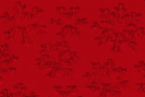 Luxe Cuddle Snowflake Scarlet