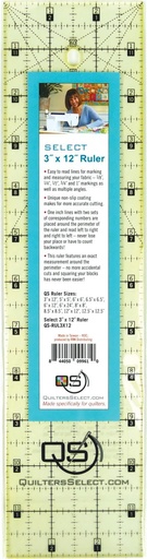 Quilters Select 3" x 12"