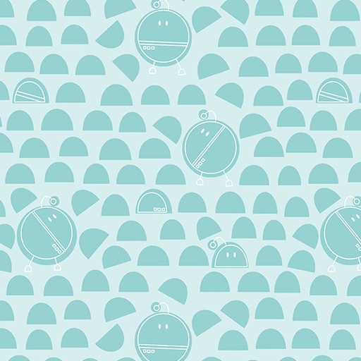 Robo Boogie Round Light Turquoise