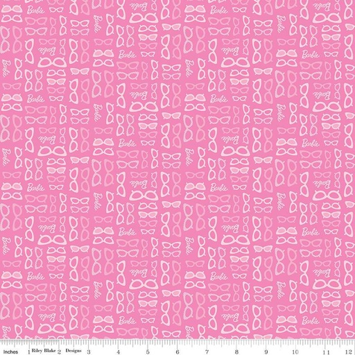[C15025 MedPink] Barbie World Barbie Glasses Medium Pink